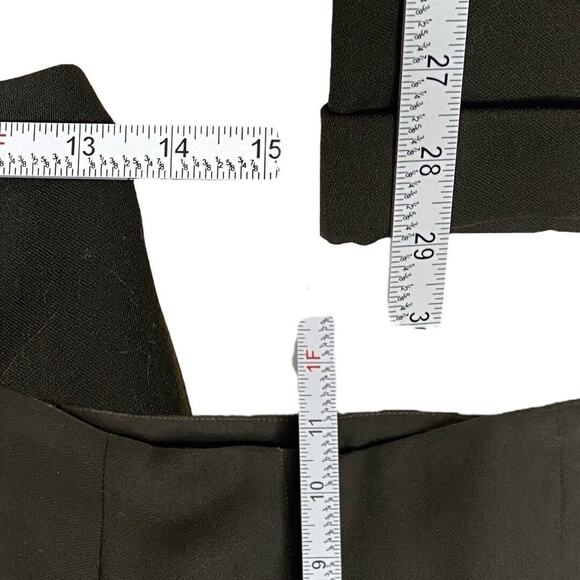 Rena Rowan Wool Dress Pants 4P Brown Lagom Corpcore Classic Office Minimalist - Picture 5 of 7